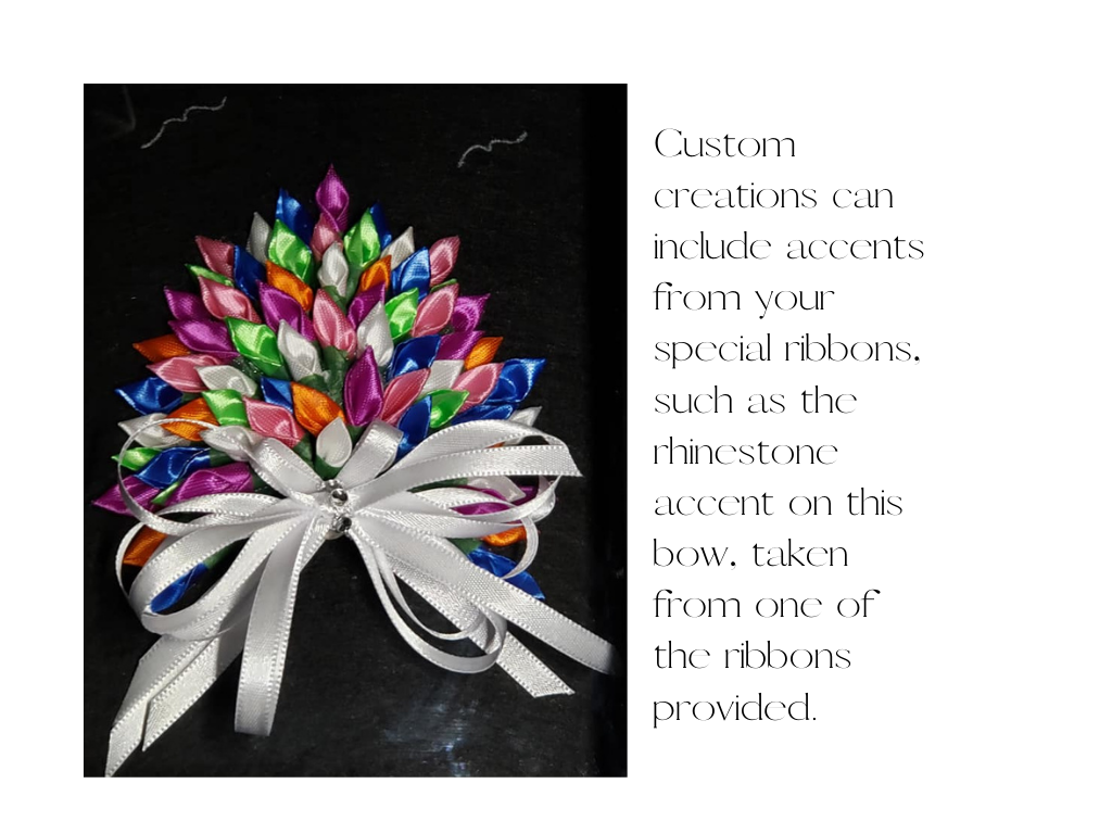 Memorial Ribbon Floral Bouquet – Keepsake Re-Creations Handcrafted by Nord